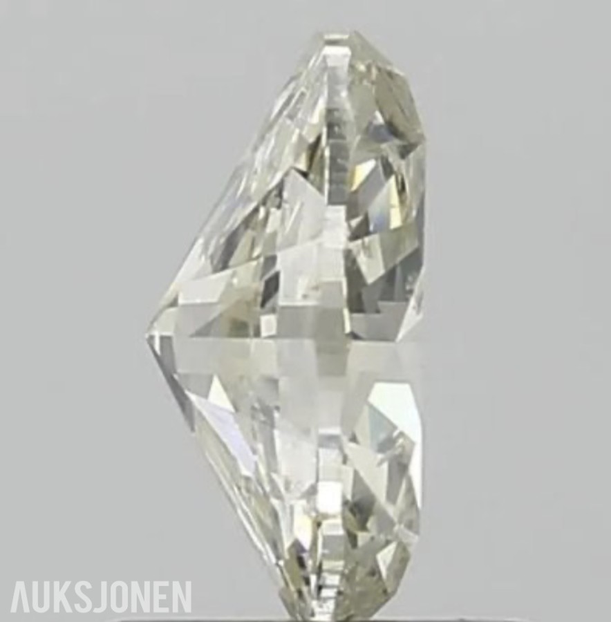 (HRD) 1.01CT OVALSLIPT NATURLIG DIAMANT. L/SI2.